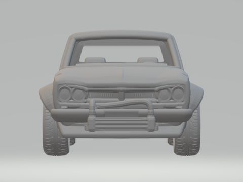 Skyline pickup 3D प्रिंट मॉडल