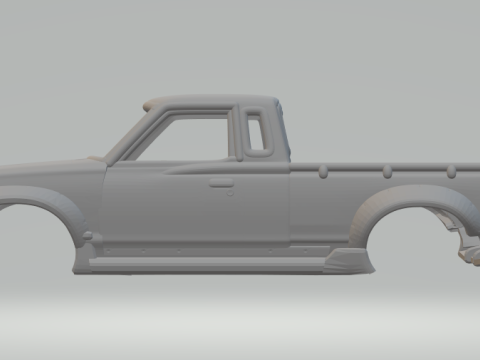 Skyline pickup 3D Print Model