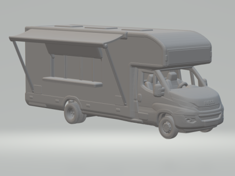 Iveco foodtruck 3D प्रिंट मॉडल