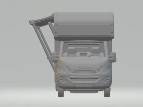 Iveco foodtruck 3D Print Model