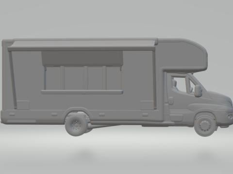 Iveco foodtruck Model do druku 3D