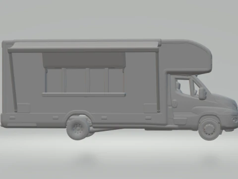 Iveco foodtruck 3D Print Model