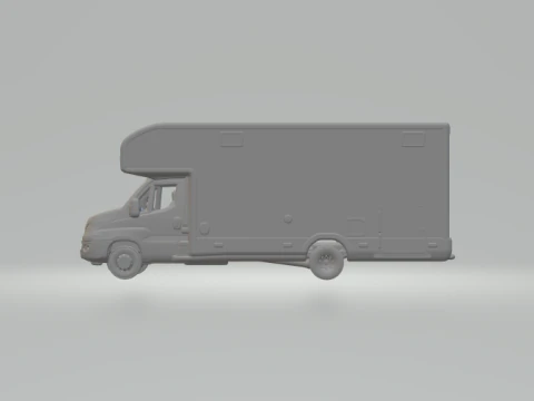 Iveco foodtruck 3D Print Model