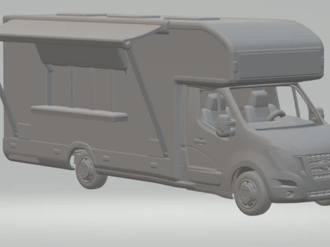 Iveco foodtruck 3D Print Model