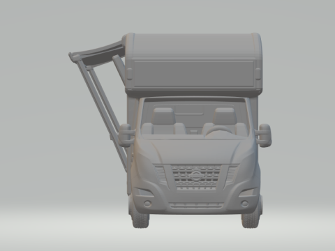 Iveco foodtruck 3D Print Model