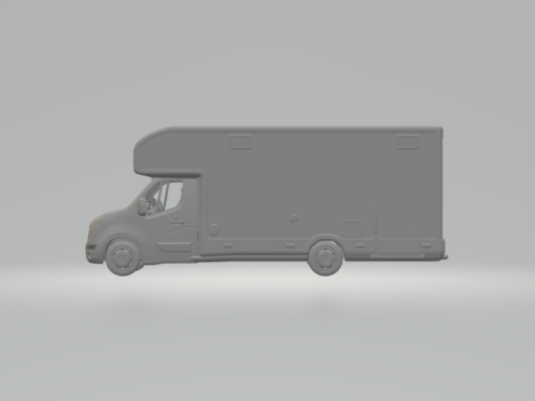 Iveco foodtruck 3D Print Model