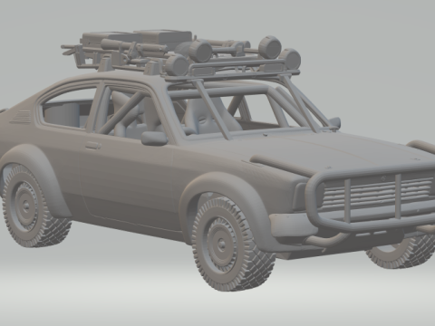 Opel kadett Modèles 3D en vedette