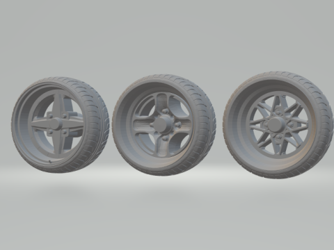 Work wheels 3D Print Model