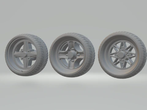 工作轮 3D 打印模型