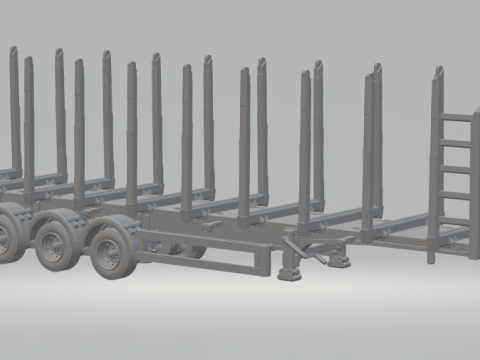Trailer wood transport Modelo de impresión 3D
