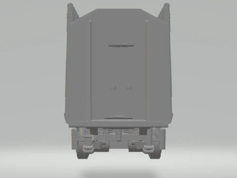 Trailer wood transport 3D Print Model