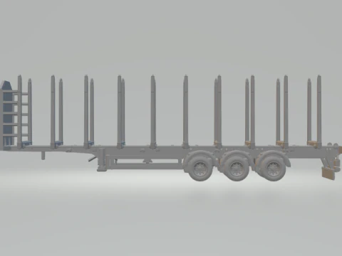Trailer wood transport 3D Print Model