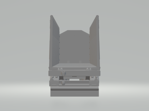 Trailer wood transport 3D 프린트 모델