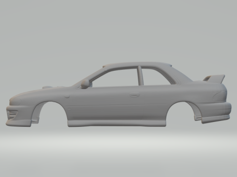 Subaru impreza 3D 打印模型