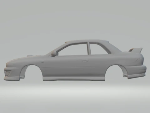 Subaru impreza 3D Print Model