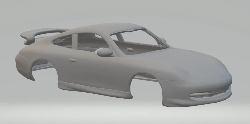 Porsche 911 gt3 3D Print Model .c4d .max .obj .3ds .fbx .stl .blend