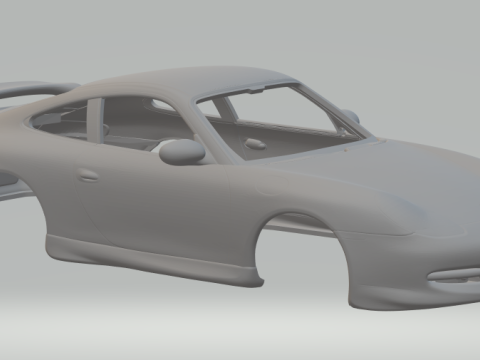 Porsche 911 gt3 3Dプリントモデル