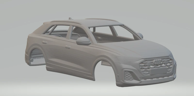 Audi q8rs 3D Print Model .c4d .max .obj .3ds .fbx .stl .blend