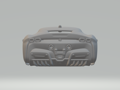 Ferrari SF90 Stradale Assetto Fiorano 3D Print Model