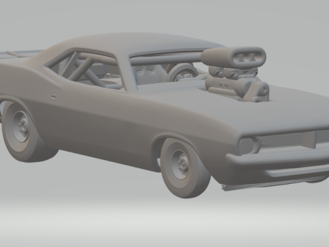 PLYMOUTH BARRACUDA 3D 打印模型