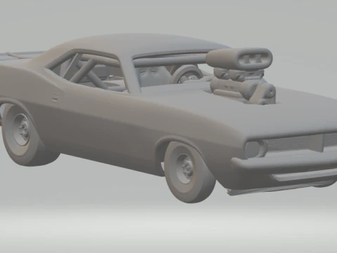 PLYMOUTH BARRACUDA 3D Print Model