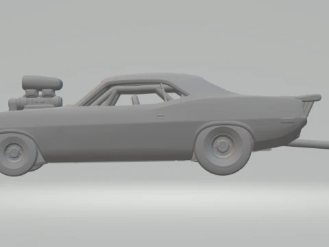 PLYMOUTH BARRACUDA 3D Print Model