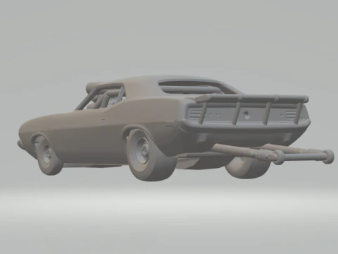 PLYMOUTH BARRACUDA 3D Print Model