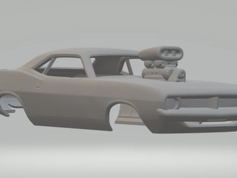 PLYMOUTH BARRACUDA 3D Print Model