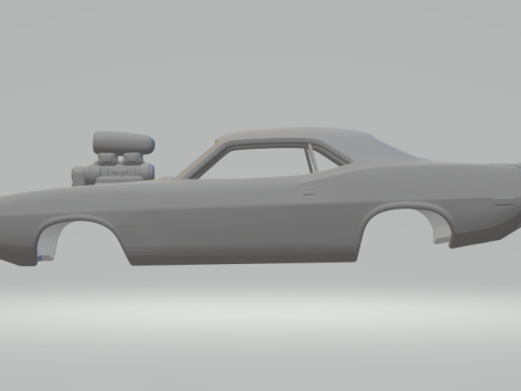PLYMOUTH BARRACUDA 3D 打印模型