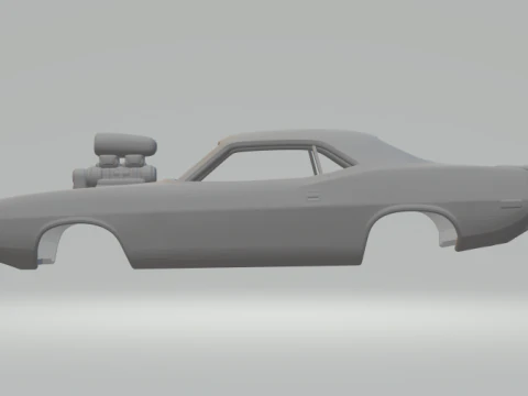 PLYMOUTH BARRACUDA 3D Print Model
