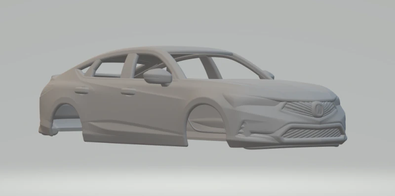 Acura integra mk5 3D Print Model .c4d .max .obj .3ds .fbx .stl .blend 