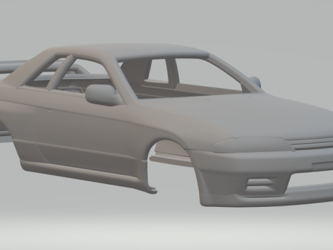 Nissan skyline gtr 3D Print Model