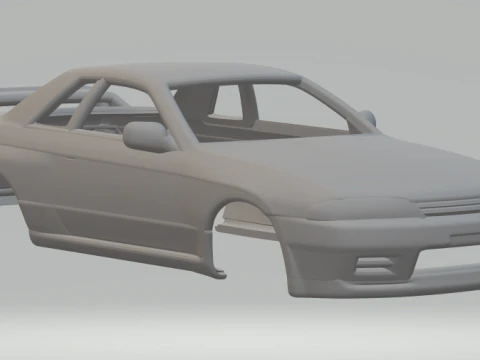 日产天际线gtr 3D 打印模型