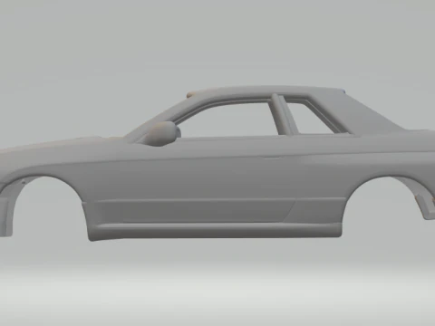 Nissan skyline gtr 3D Print Model