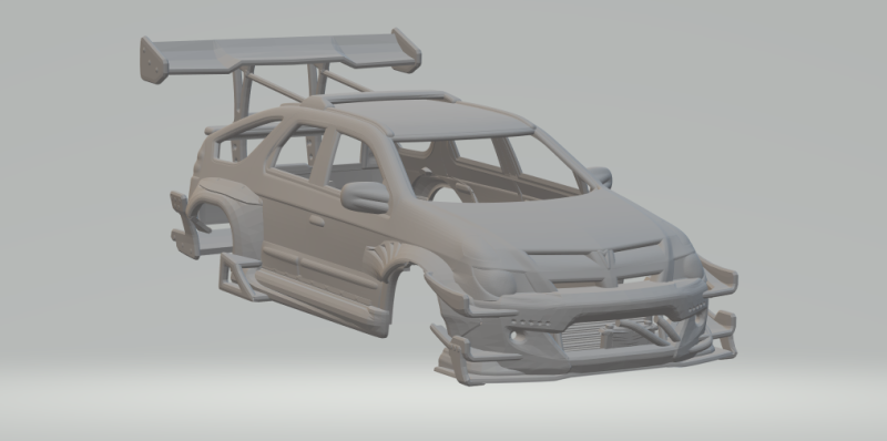 Pontiac aztek 3D 打印模型 .c4d .max .obj .3ds .fbx .stl .blend