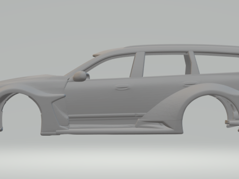 Nissan stagea gtr custom 3D प्रिंट मॉडल