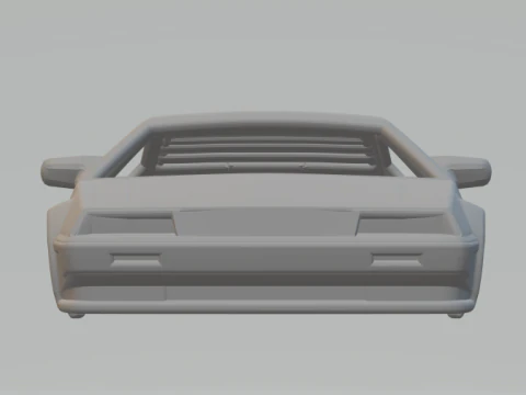 DMC DeLorean 3D Print Model