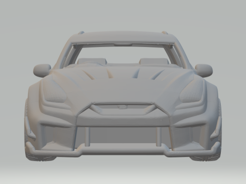 Nissan stagea gtr custom kit 3D Druckmodell