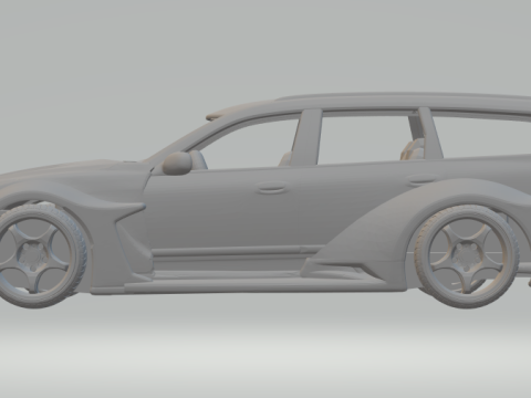 Nissan stagea gtr custom kit 3D Druckmodell