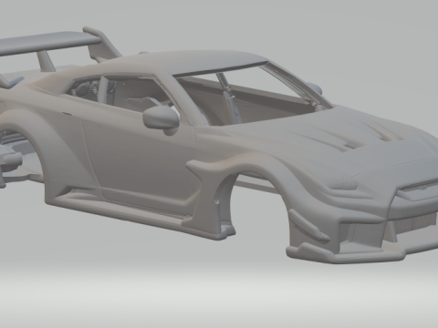 Nissan stagea gtr custom kit 3D Print Model