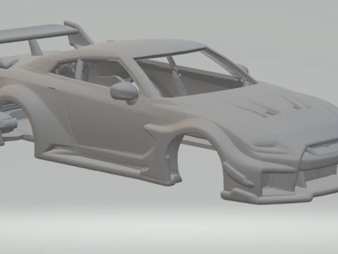 Nissan stagea gtr custom kit 3D Print Model