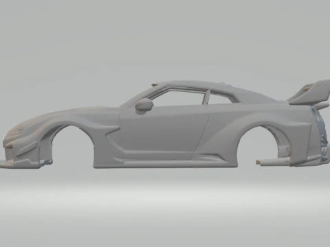 Nissan stagea gtr custom kit 3D Print Model