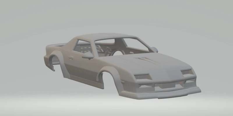 Chevrolet camaro custom 1982 3D Print Model .c4d .max .obj .3ds .fbx .stl .blend