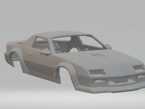 Chevrolet Camaro personnalis&eacute;e 1982 Modèles 3D en vedette