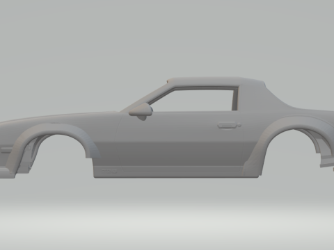 Chevrolet camaro custom 1982 Modello di stampa 3D