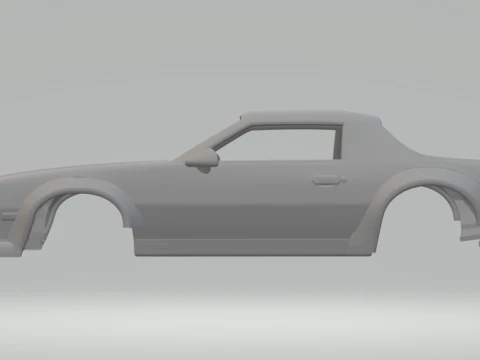 Chevrolet camaro custom 1982 3D Print Model