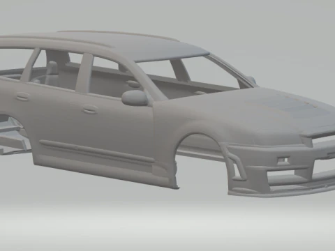 Nissan Stagea Skyline Custom 3D Druckmodell