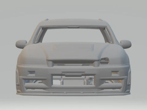 Nissan stagea skyline custom 3D Print Model