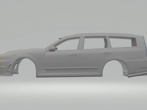 Nissan stagea skyline custom 3D Print Model
