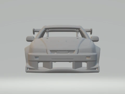 Nissan skyline custom 3D Print Model